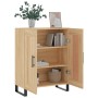 Aparador de madera de ingeniería roble Sonoma 69,5x34x90 cm
