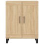 Aparador de madera de ingeniería roble Sonoma 69,5x34x90 cm