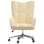 Cremeweißer Samt-Entspannungssessel von vidaXL, Sessel - Ref: Foro24-328170, Preis: 142,11 €, Rabatt: %