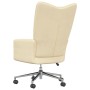 Cream White Velvet Relaxation Chair by vidaXL, Armchairs - Ref: Foro24-328170, Price: 145,21 €, Discount: %