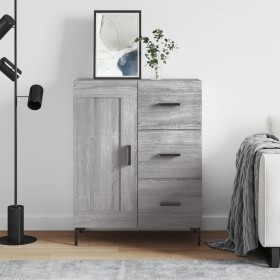 Aparador de madera de ingeniería gris Sonoma 69,5x34x90 cm Aparador de madera de ingeniería gris Sonoma 69,5x34x90 cm