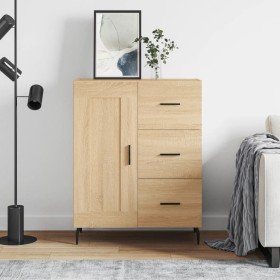Aparador de madera de ingeniería roble Sonoma 69,5x34x90 cm Aparador de madera de ingeniería roble Sonoma 69,5x34x90 cm