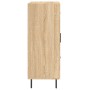 Aparador de madera de ingeniería roble Sonoma 69,5x34x90 cm