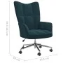 Relaxsessel aus blauem Samt von vidaXL, Sessel - Ref: Foro24-328171, Preis: 130,93 €, Rabatt: %