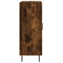 Aparador de madera de ingeniería roble ahumado 69,5x34x90 cm