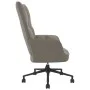 Silla de relajación de terciopelo gris claro de vidaXL, Sillones - Ref: Foro24-328172, Precio: 121,27 €, Descuento: %