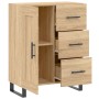 Aparador de madera de ingeniería roble Sonoma 69,5x34x90 cm