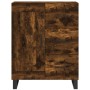 Aparador de madera de ingeniería roble ahumado 69,5x34x90 cm
