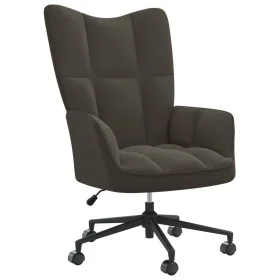 Dunkelgrauer Relaxsessel aus Samt von vidaXL, Sessel - Ref: Foro24-328173, Preis: 132,33 €, Rabatt: %