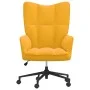 Silla de relajación de terciopelo amarillo mostaza de vidaXL, Sillones - Ref: Foro24-328179, Precio: 135,39 €, Descuento: %