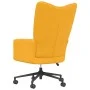 Silla de relajación de terciopelo amarillo mostaza de vidaXL, Sillones - Ref: Foro24-328179, Precio: 135,39 €, Descuento: %