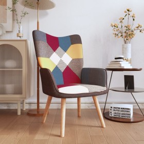 Silla de relajación de tela patchwork von vidaXL, Sessel - Ref: Foro24-328183, Preis: 114,83 €, Rabatt: %