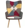 Silla de relajación de tela patchwork von vidaXL, Sessel - Ref: Foro24-328183, Preis: 116,55 €, Rabatt: %