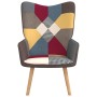 Silla de relajación de tela patchwork by vidaXL, Armchairs - Ref: Foro24-328183, Price: 114,83 €, Discount: %