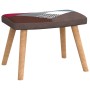 Relaxation chair with patchwork fabric footrest by vidaXL, Armchairs - Ref: Foro24-328184, Price: 130,41 €, Discount: %