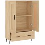 Aparador alto madera de ingeniería roble Sonoma 69,5x31x115 cm