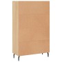 Aparador alto madera de ingeniería roble Sonoma 69,5x31x115 cm