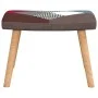 Relaxation chair with patchwork fabric footrest by vidaXL, Armchairs - Ref: Foro24-328184, Price: 127,04 €, Discount: %