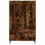 Aparador alto madera de ingeniería roble ahumado 69,5x31x115 cm