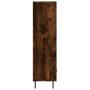 Aparador alto madera de ingeniería roble ahumado 69,5x31x115 cm