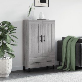 Aparador alto madera de ingeniería gris Sonoma 69,5x31x115 cm Aparador alto madera de ingeniería gris Sonoma 69,5x31x115 cm