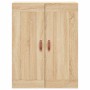 Armario de pared madera ingeniería roble Sonoma 69,5x34x90 cm