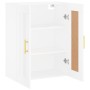 Armario de pared madera de ingeniería blanco 69,5x34x90 cm