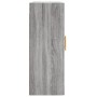 Armario de pared madera ingeniería gris Sonoma 69,5x34x90 cm