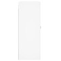 Armario de pared madera de ingeniería blanco 69,5x34x90 cm