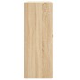 Armario de pared madera ingeniería roble Sonoma 69,5x34x90 cm
