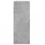 Armario de pared madera ingeniería gris hormigón 69,5x34x90 cm