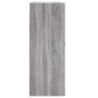 Armario de pared madera ingeniería gris Sonoma 69,5x34x90 cm