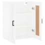 Armario de pared madera de ingeniería blanco 69,5x34x90 cm