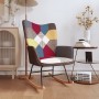 Schaukelstuhl aus Patchwork-Stoff von vidaXL, Schaukelstühle - Ref: Foro24-328191, Preis: 97,48 €, Rabatt: %