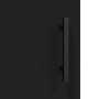 Armario de pared madera de ingeniería negro 69,5x34x90 cm