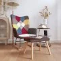 Rocking chair with patchwork fabric footrest by vidaXL, Rocking chairs - Ref: Foro24-328192, Price: 124,12 €, Discount: %