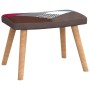 Rocking chair with patchwork fabric footrest by vidaXL, Rocking chairs - Ref: Foro24-328192, Price: 128,04 €, Discount: %