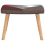 Rocking chair with patchwork fabric footrest by vidaXL, Rocking chairs - Ref: Foro24-328192, Price: 128,04 €, Discount: %