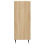 Aparador madera contrachapada color roble Sonoma 34,5x34x90 cm