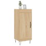 Aparador madera contrachapada color roble Sonoma 34,5x34x90 cm