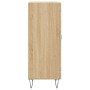Aparador madera contrachapada color roble Sonoma 34,5x34x90 cm