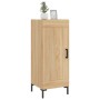 Aparador madera contrachapada color roble Sonoma 34,5x34x90 cm