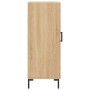 Aparador madera contrachapada color roble Sonoma 34,5x34x90 cm