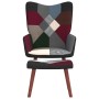 Patchwork fabric relaxation chair with footrest by vidaXL, Armchairs - Ref: Foro24-328196, Price: 125,62 €, Discount: %