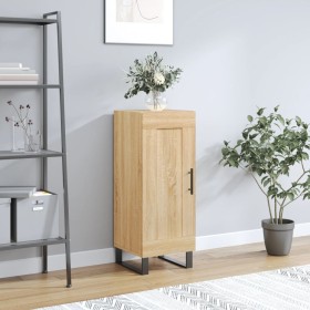 Aparador madera contrachapada color roble Sonoma 34,5x34x90 cm Aparador madera contrachapada color roble Sonoma 34,5x34x90 cm