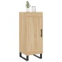Aparador madera contrachapada color roble Sonoma 34,5x34x90 cm