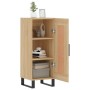 Aparador madera contrachapada color roble Sonoma 34,5x34x90 cm