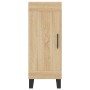 Aparador madera contrachapada color roble Sonoma 34,5x34x90 cm