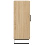 Aparador madera contrachapada color roble Sonoma 34,5x34x90 cm
