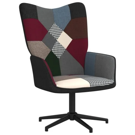 Silla de relax de tela patchwork de vidaXL, Sillones - Ref: Foro24-328199, Precio: 120,73 €, Descuento: %